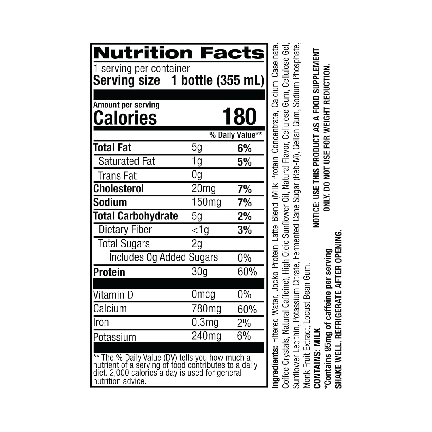 Mölk 30G Grass Fed Protein Shakes - No Added Sugar Protein Drinks KETO Friendly - Ready to Drink 12 FL Oz (Pack of 12) Sweet Cream Coffee