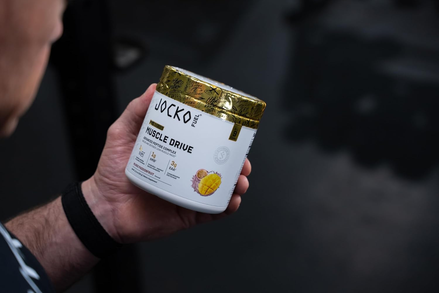 Muscle Drive Pro Series, Mango Passionfruit, HMB, Di-Leucine, Eaas, Protects Lean Muscle Mass & Breakdown, Aids Recovery, Natural Appetite Suppressant, No Bloat, Zero Sugar, 30 Servings