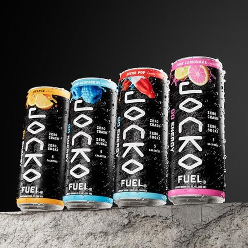 GO Energy Drinks, Nitro Pop - 95Mg Caffeine with Added Adaptogens, Vitamin B12 & B6, & L Theanine for Mood & Focus Support, No Sugar, 12 Pack - Packaging May Vary